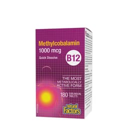 Natural Factors - B12 Methylcobalamin 1000mcg