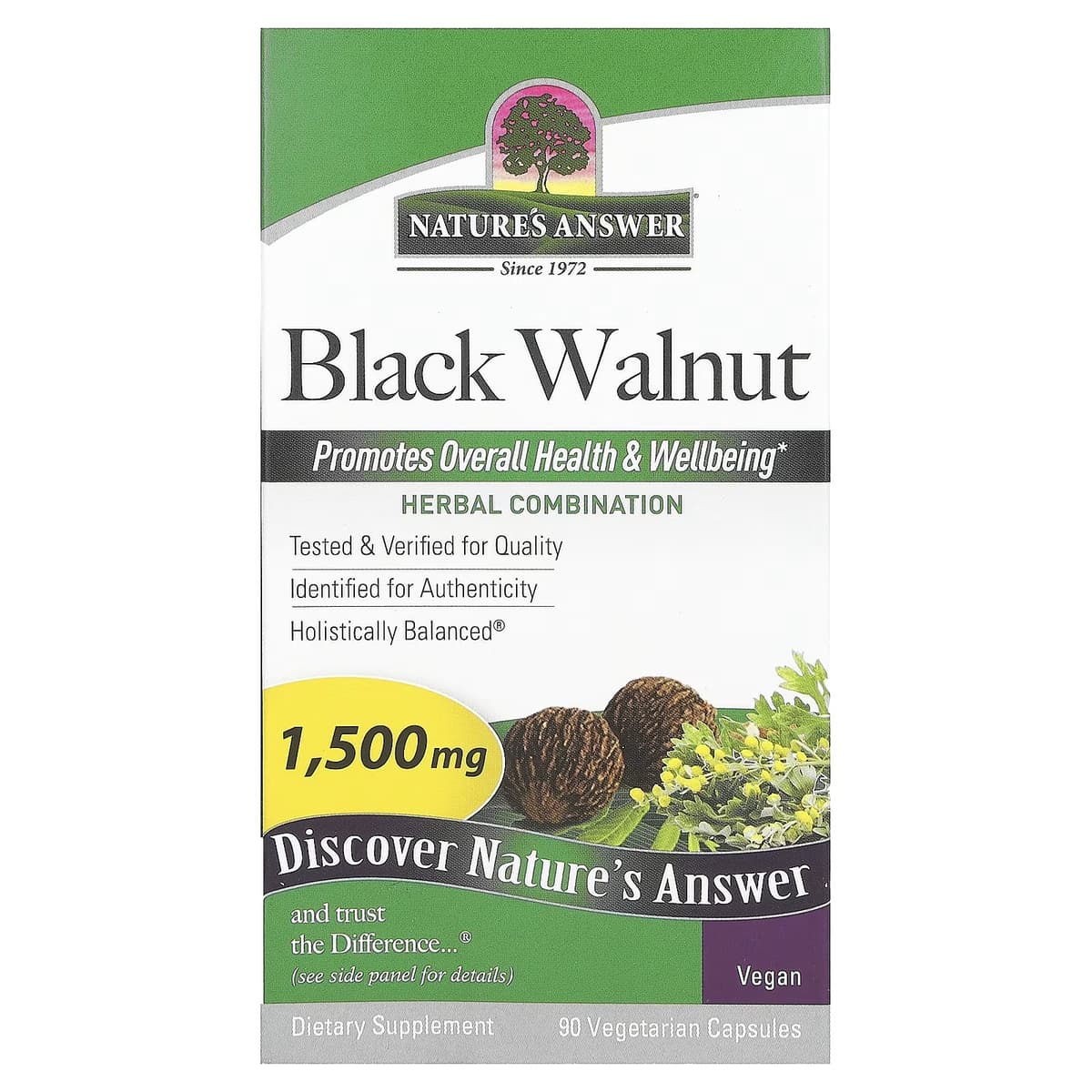 Nature'S Answer - Mustikka- ja Wormwood - 90 Vcaps