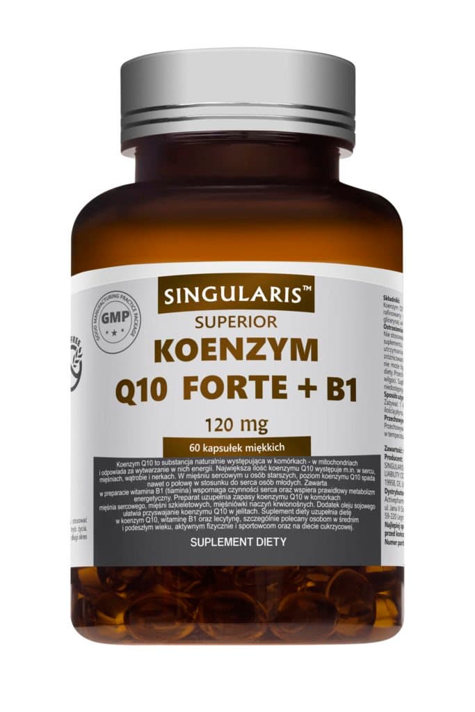 Singularis - Superior Coenzyme Q10 Forte + B1 – Singularis förpackning