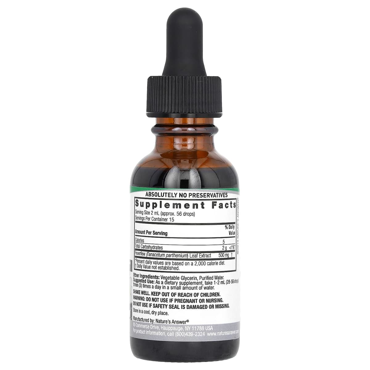 Nature'S Answer - Feverfew Extract - 30ml