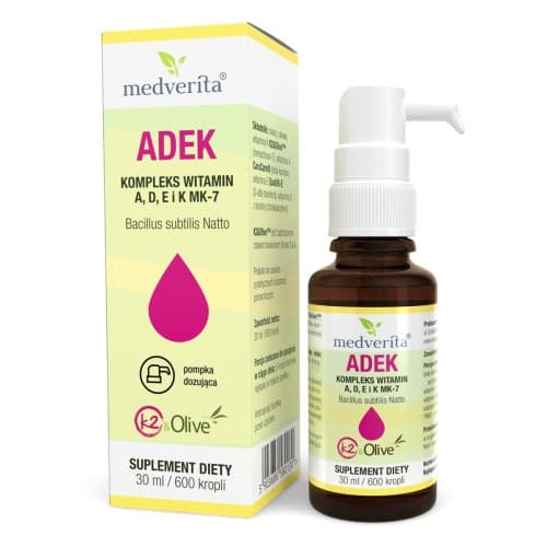 Medverita ADEK (ß-Karoten) kompleks 30ml – Medverita förpackning