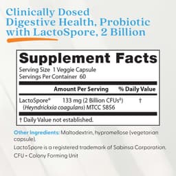 Doctor's Best - Digestive Health Probiotic - 60 Vcaps