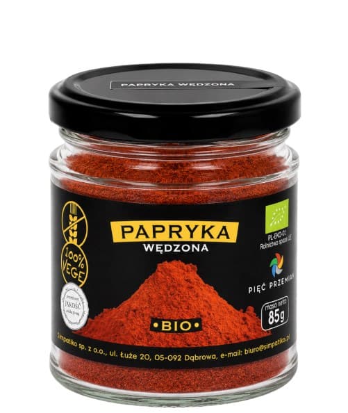 Pięć Przemian - Smoked Paprika Organic Gluten-Free – Pięć Przemian förpackning