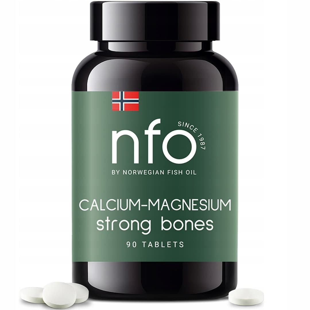 Nfo - Calcium-Magnesium Strong Bones - 90 Tablets – NFO förpackning