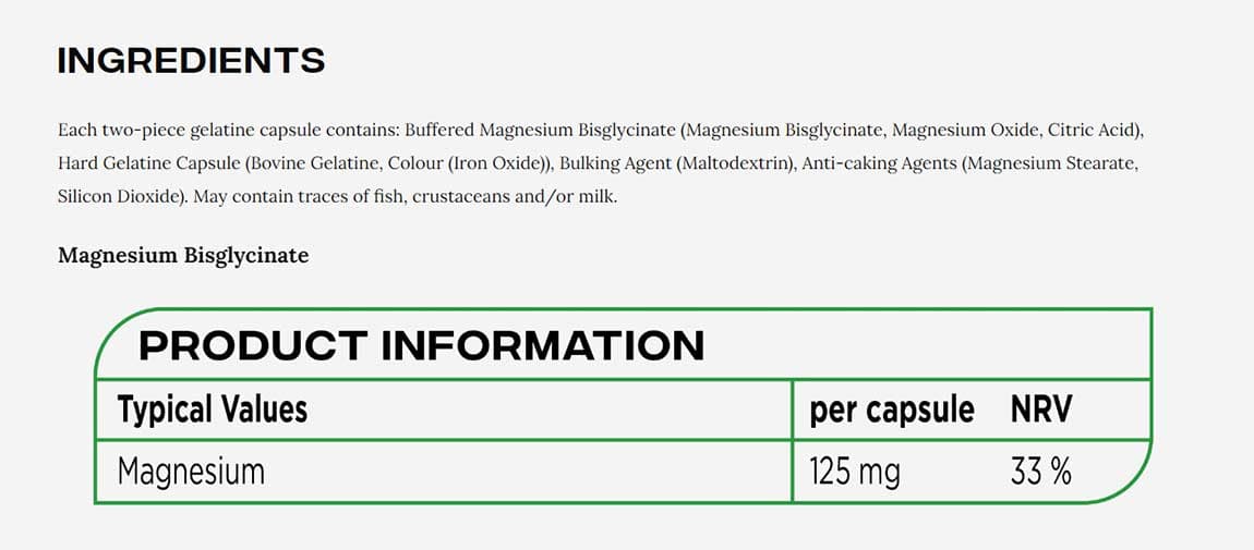 Reflex Nutrition - Magnesium Bisglycinate - 90 Caps