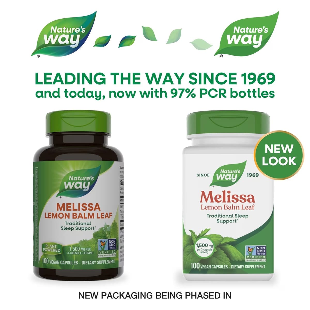 Nature's Way - Melissa Lemon Balm Leaf - 100 Vcaps
