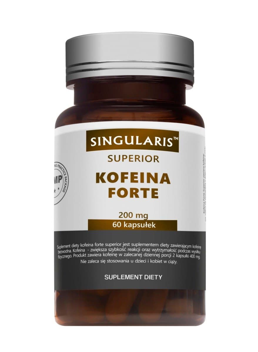 Singularis - Superior Caffeine Forte - 60 Caps – Singularis förpackning