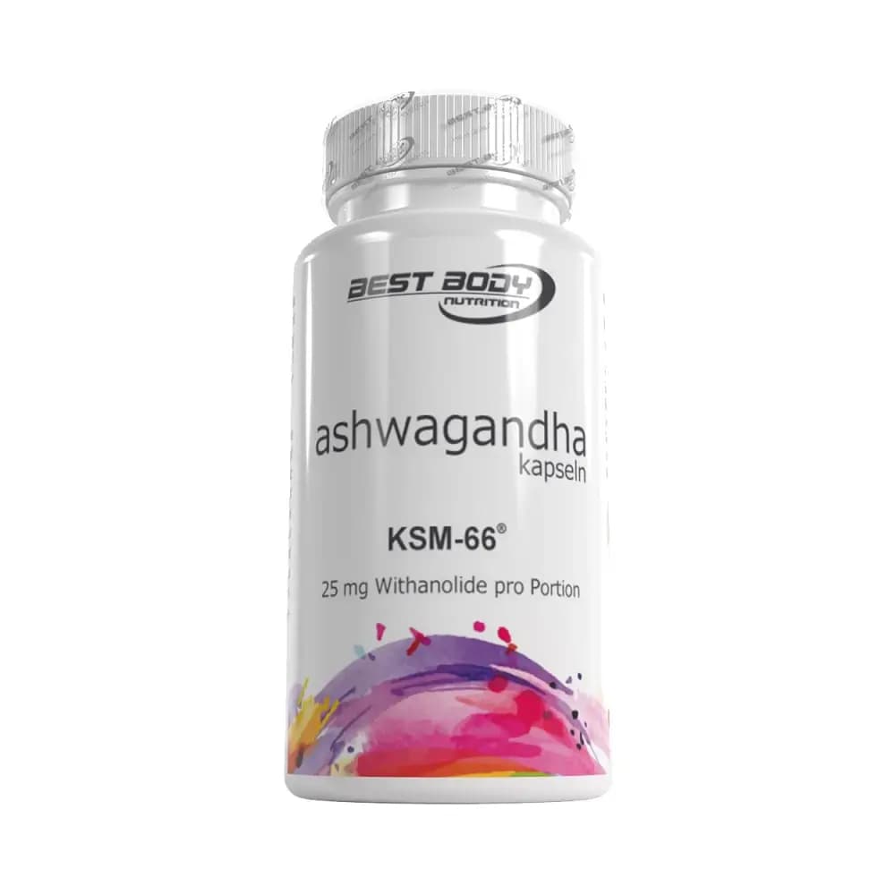 Best Body Nutrition - Organic KSM-66 Ashwagandha - Unflavoured – Best Body Nutrition förpackning