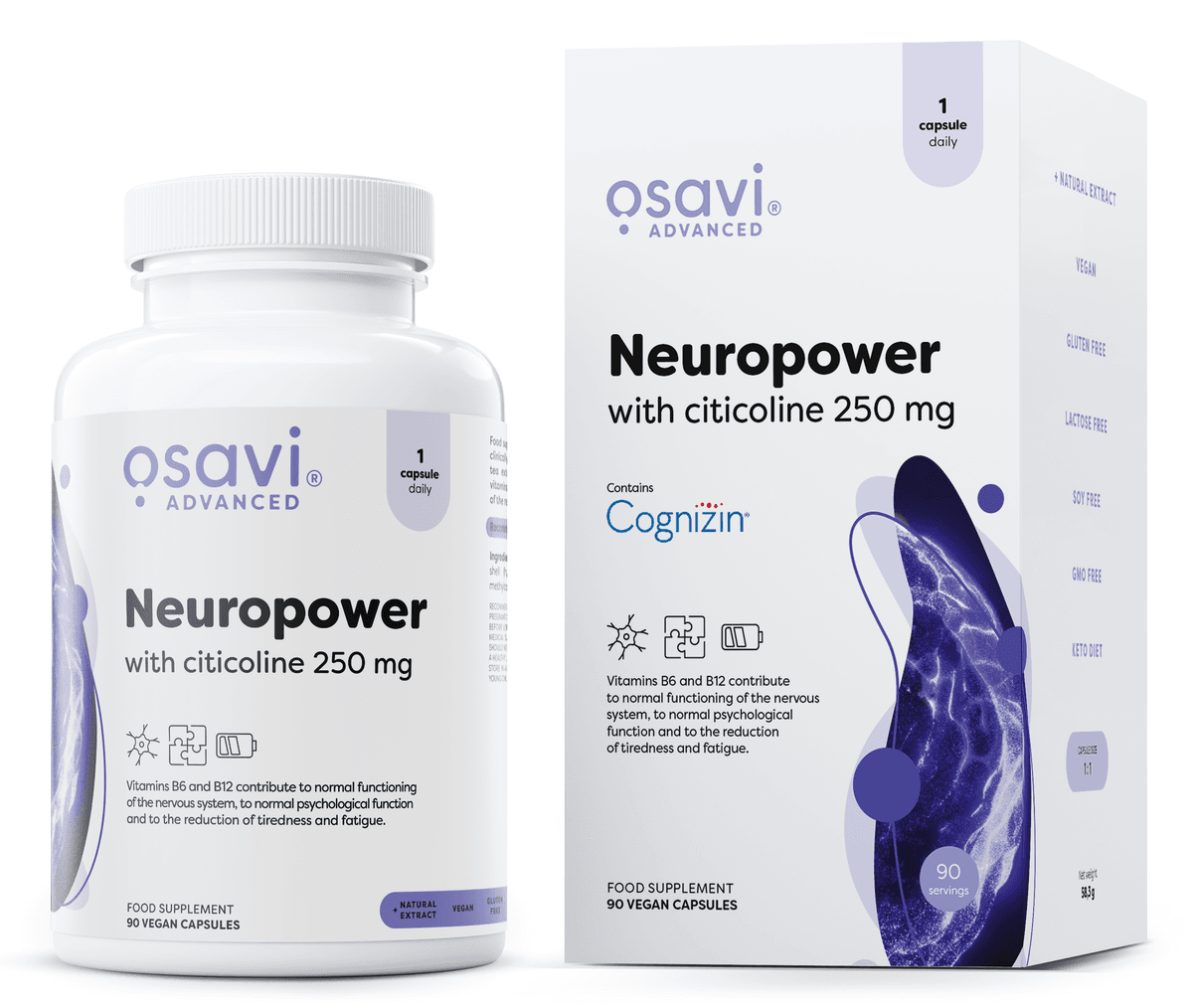 Osavi Neuropower med CDP-kolin 250mg