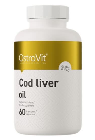 OstroVit - Cod Liver Oil - 60 Caps – OstroVit förpackning