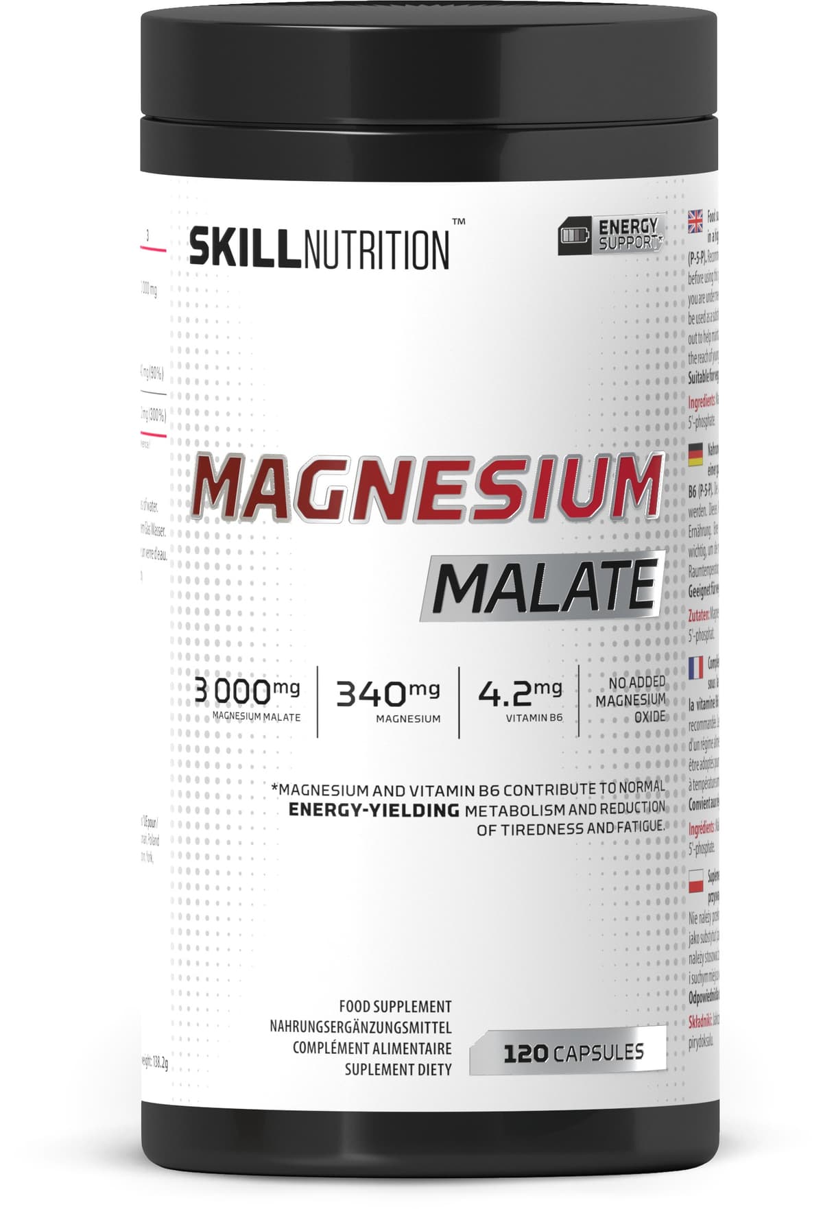 Skill Nutrition - Magnesium Malate – Skill Nutrition förpackning