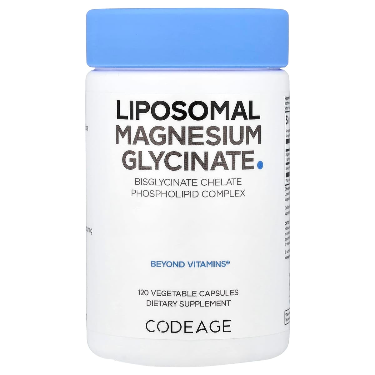 Codeage - Liposomal Magnesium Glycinate Capsules - 120 Vcaps