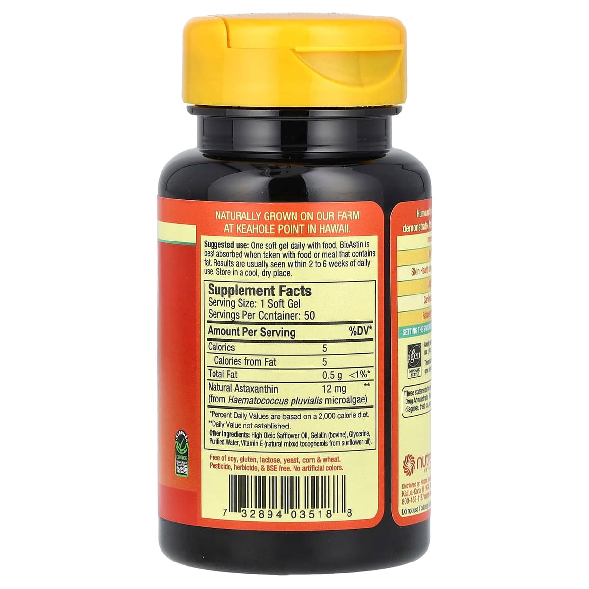 Cyanotech - Astaxanthin - 50 Kapsler