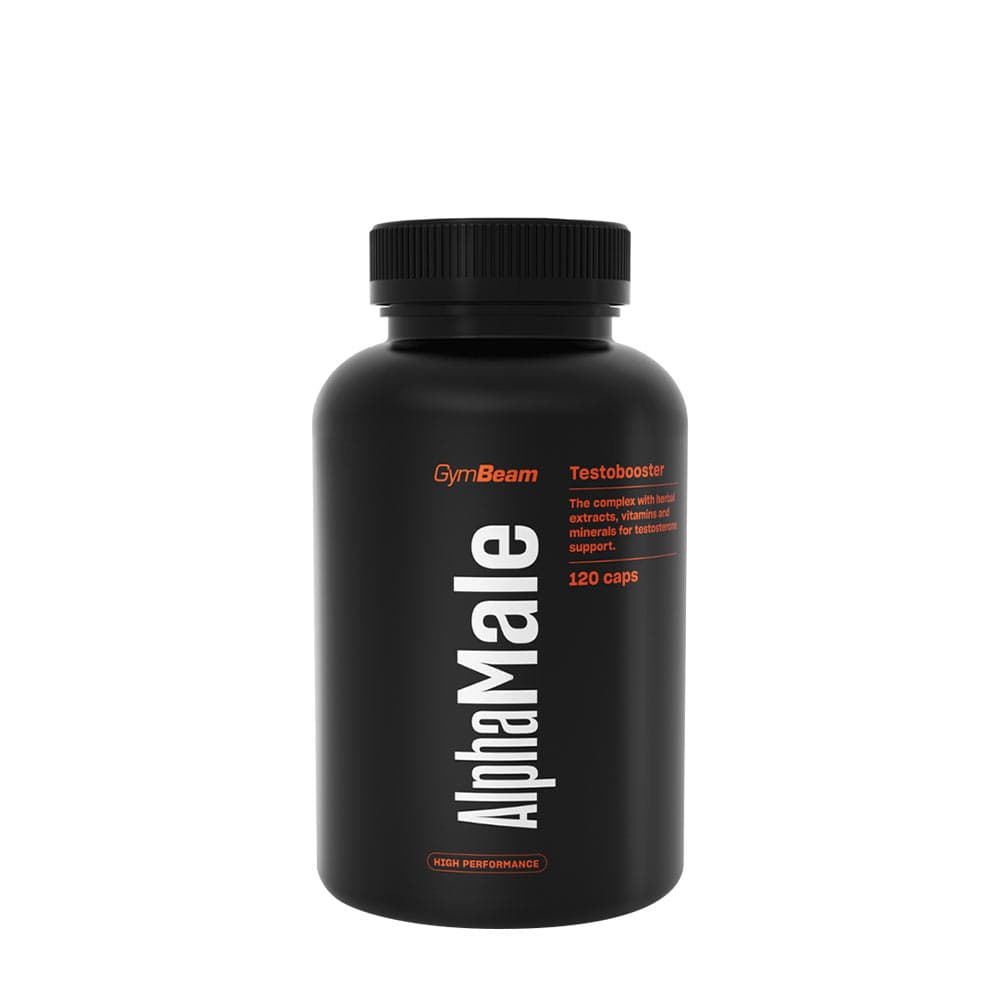 Gymbeam - Alphamale - 120 Caps – GymBeam förpackning