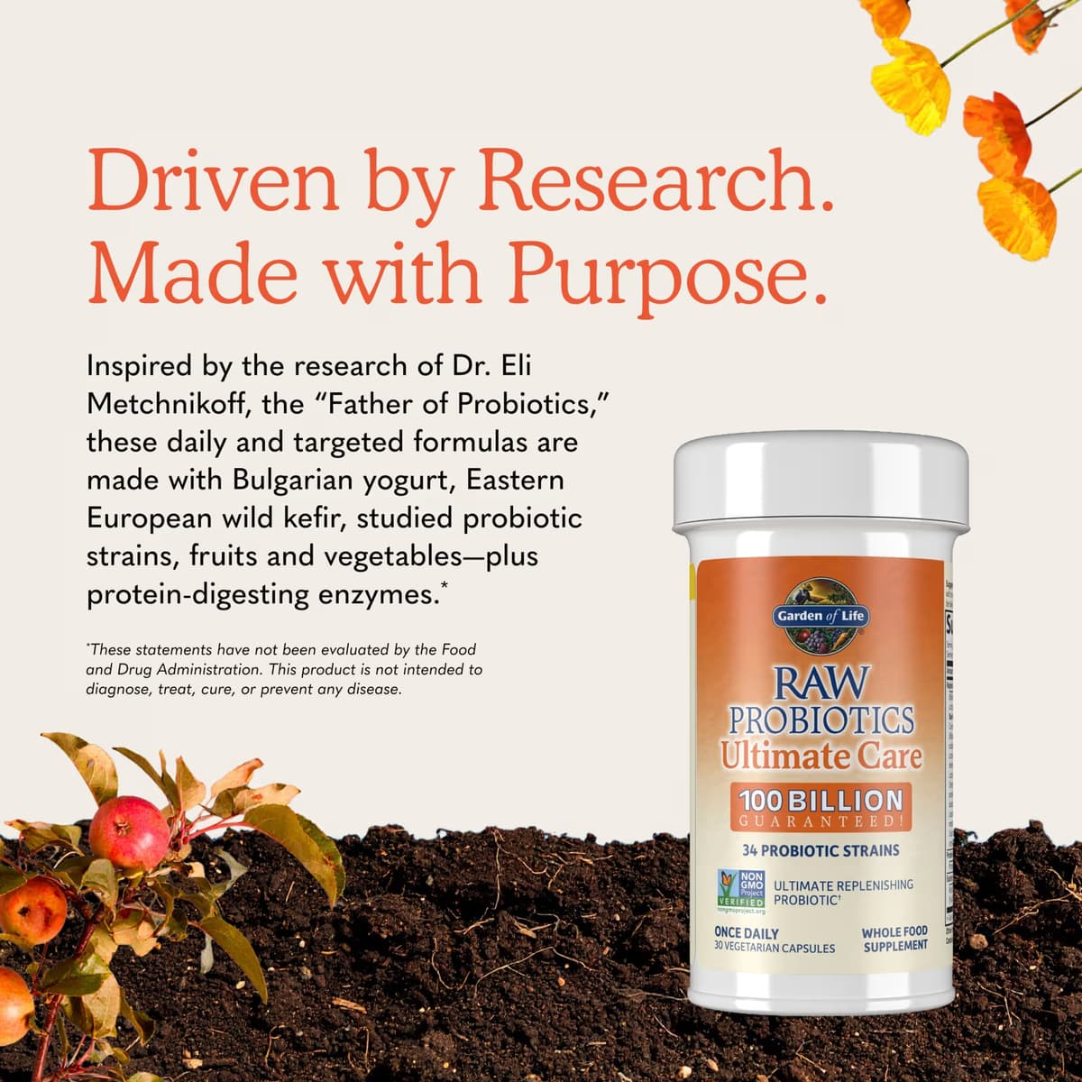 Garden Of Life - Raw Probiotics Ultimate Care - 30 Caps