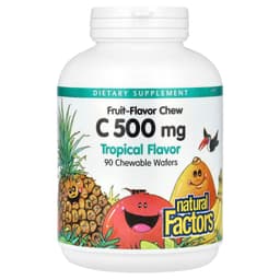Natural Factors - Vitamin C 500mg 100% Natural Fruit Gummies