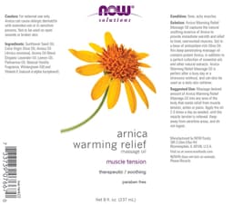 NOW Foods - Arnica Soothing Massage Oil - 237ml