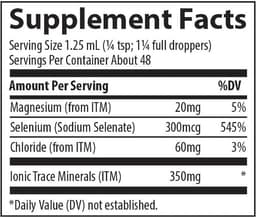 Trace Minerals - Ionic Selenium Liquid - 59ml