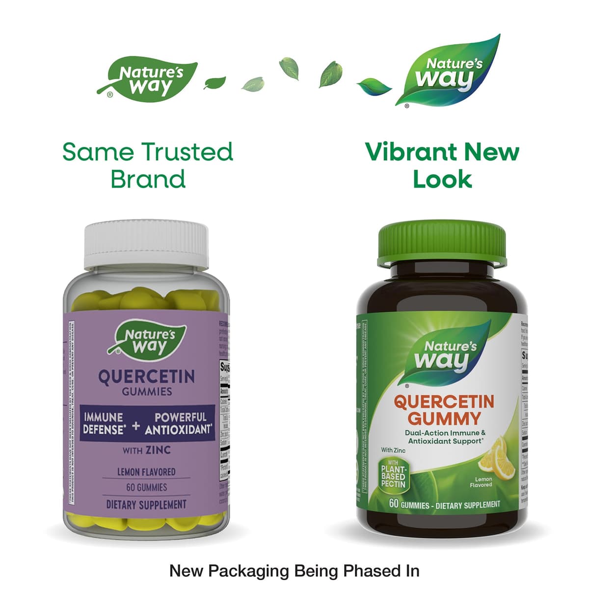 Nature'S Way - Quercetin Gummies With Zinc (Lemon - 60 Caps)