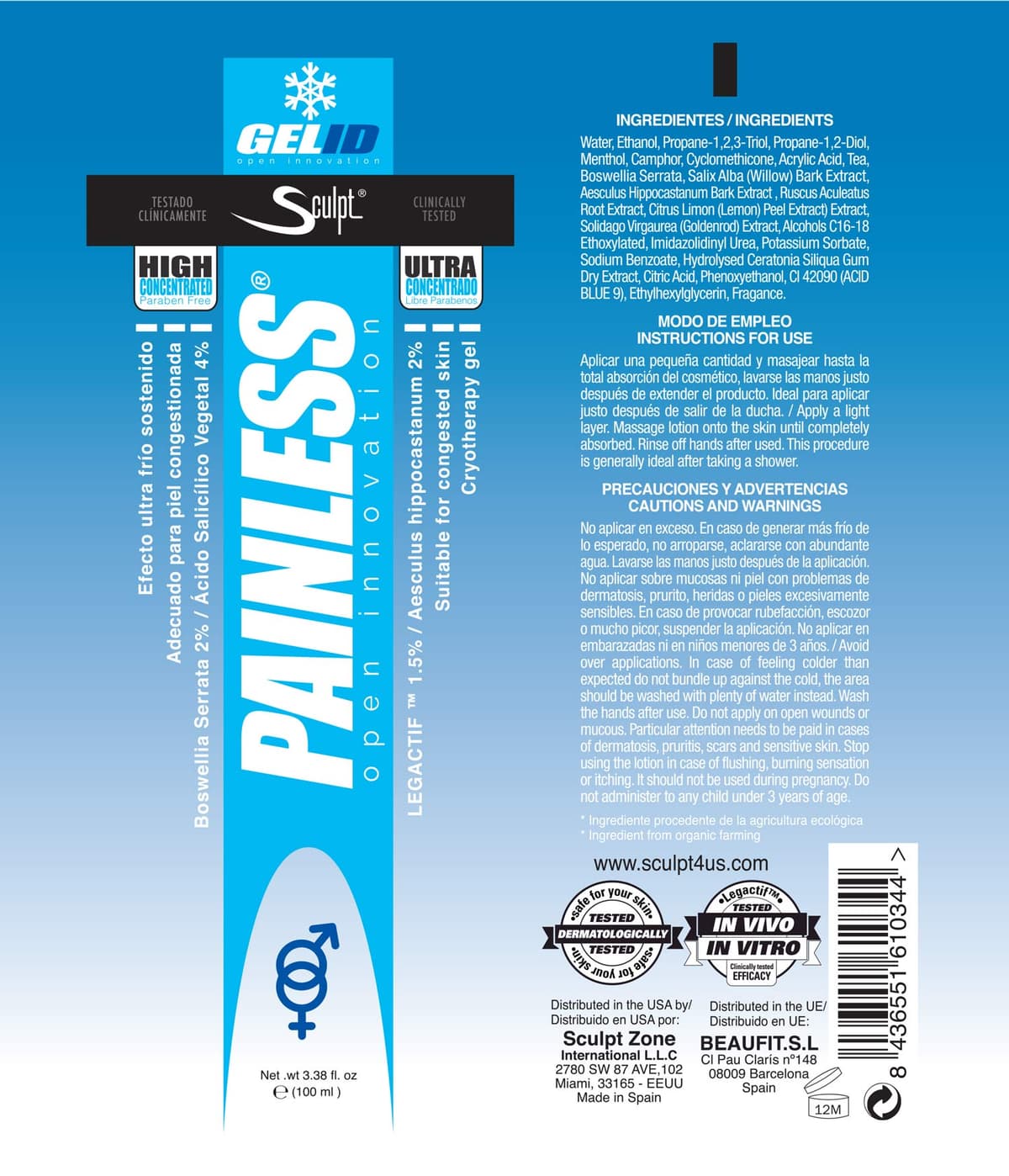 Sculpt - Painless - 100ml