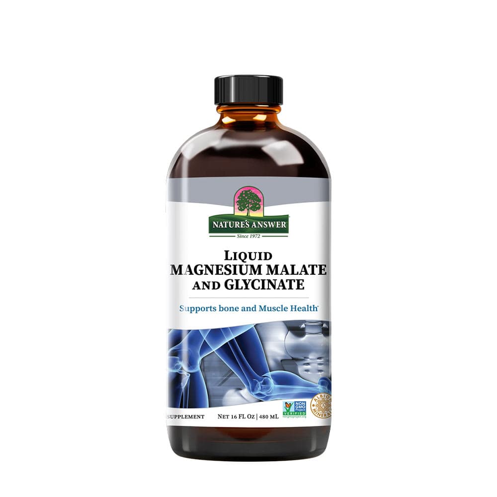 Nature's Answer - Liquid Magnesium Malate and Glycinate – Nature'S Answer förpackning