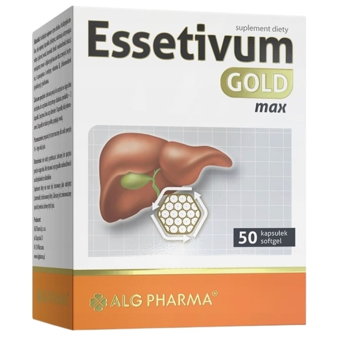 ALG PHARMA - Essetivium GOLD Max - 50 Caps – Alg Pharma förpackning