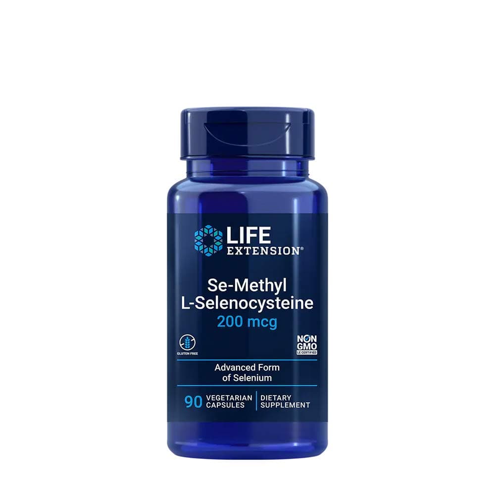 Life Extension - Se-Methyl L-Selenocysteine, 200mcg - 90 Vcaps – Life Extension förpackning