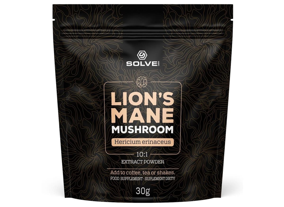 SOLVE Labs - Igelkottstaggsvampsextrakt 10:1 10:1 extraktpulver, 30 g