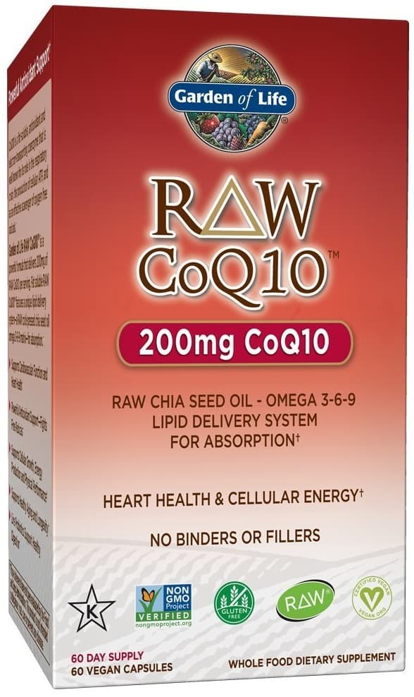 Garden Of Life - Raw CoQ10 - 60 Vcaps – Garden Of Life förpackning