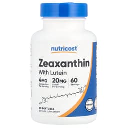 Nutricost - Zeaxanthin With Lutein - 60 Sgels