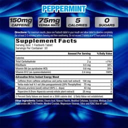 MHP - Adrenaline Drive - Fast Acting Energy Mint - 30 Tabs