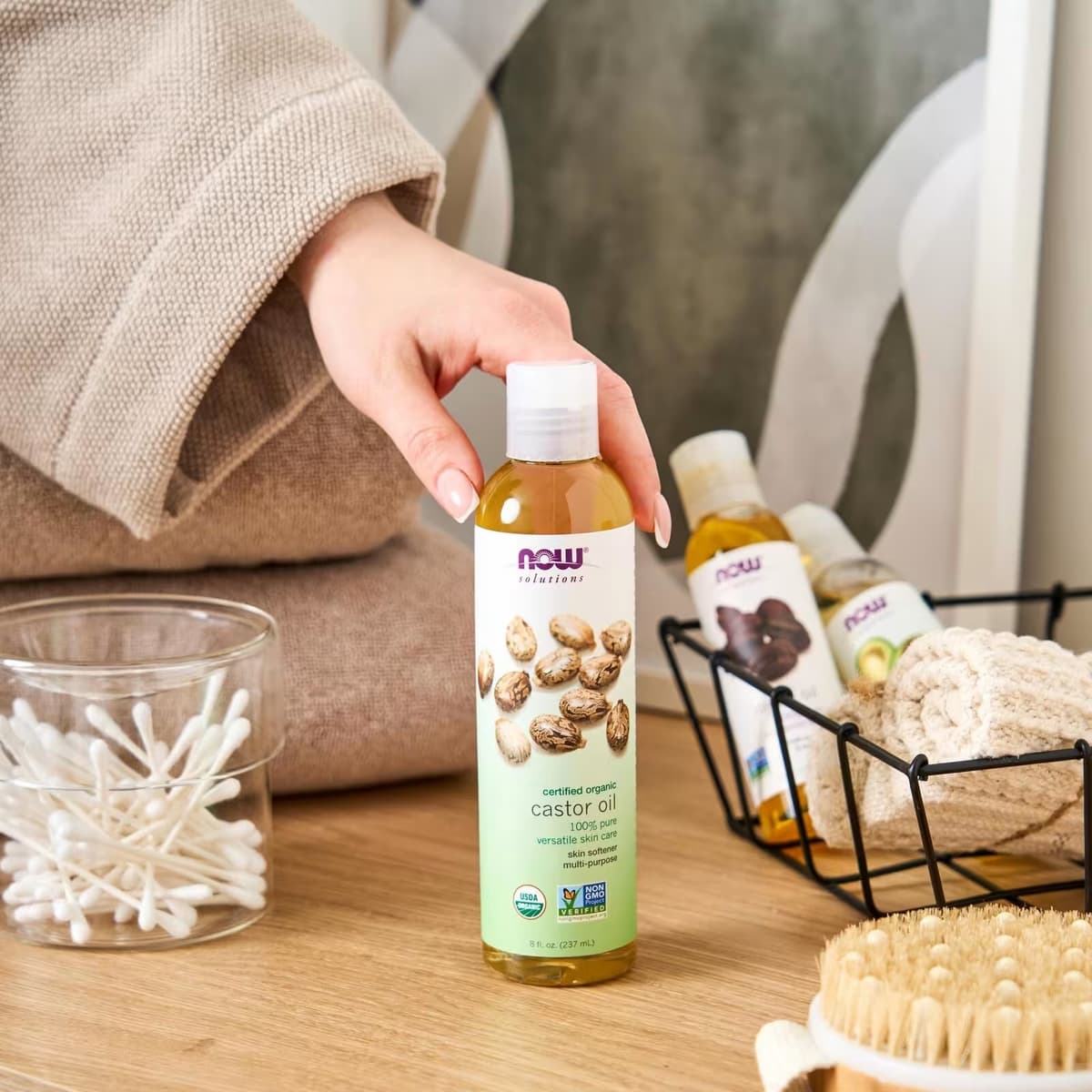 NOW Foods - Organic Castor Oil - 237ml