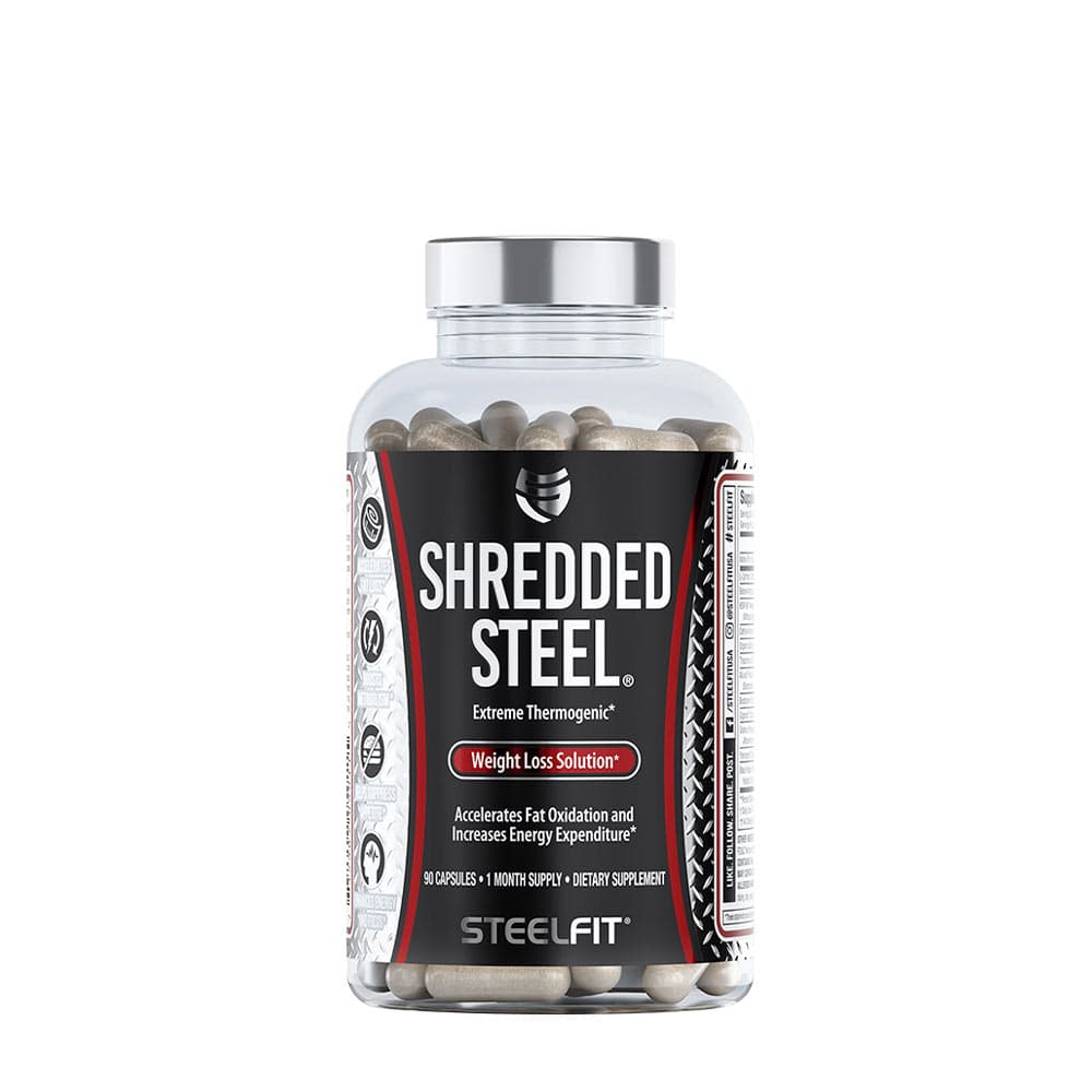 SteelFit - Shredded Steel - 90 Capsules – SteelFit förpackning