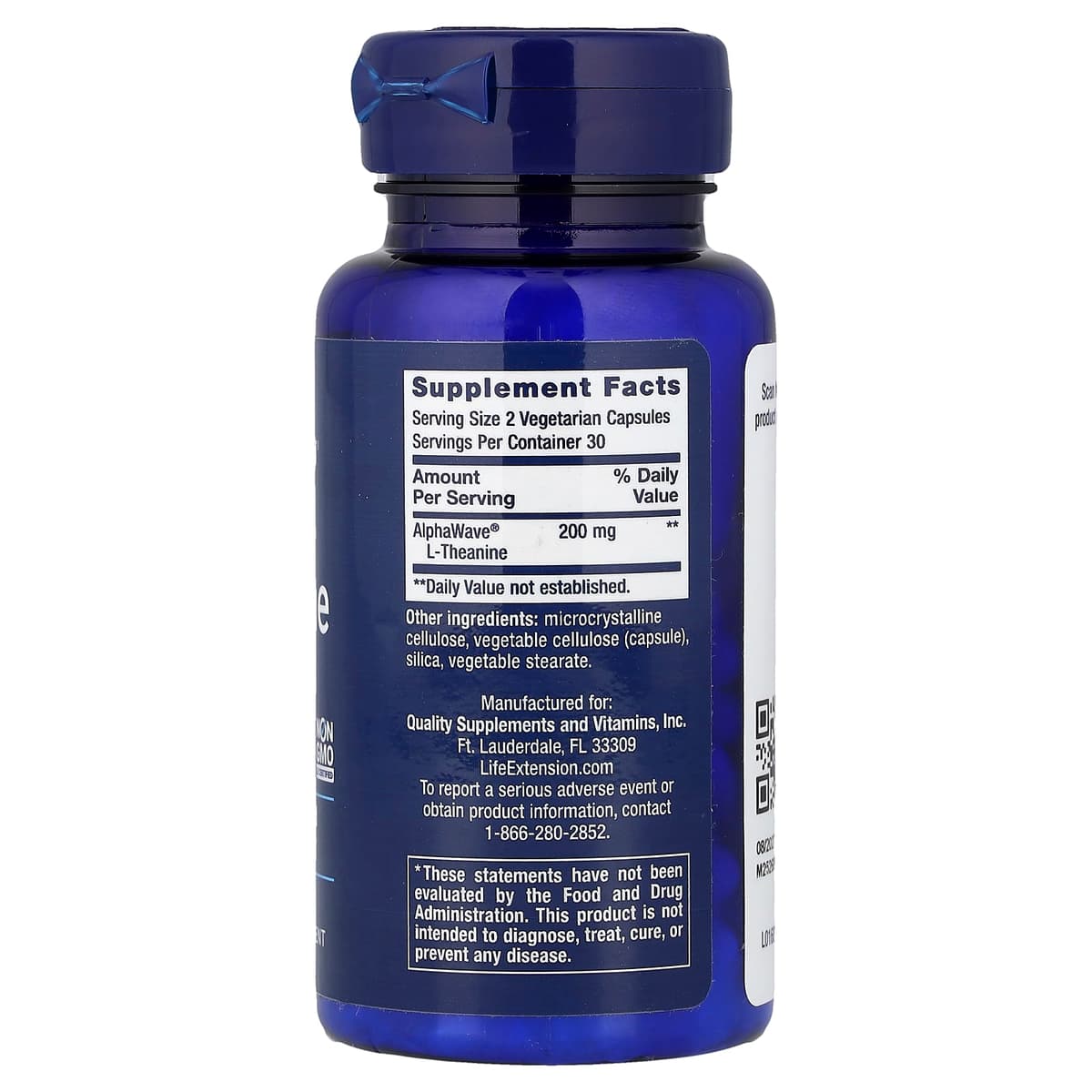 Life Extension - L-Theaniini - 60 Kapselia