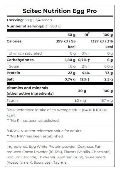 Scitec Nutrition - Suklaa Proteiinijauhe 930g