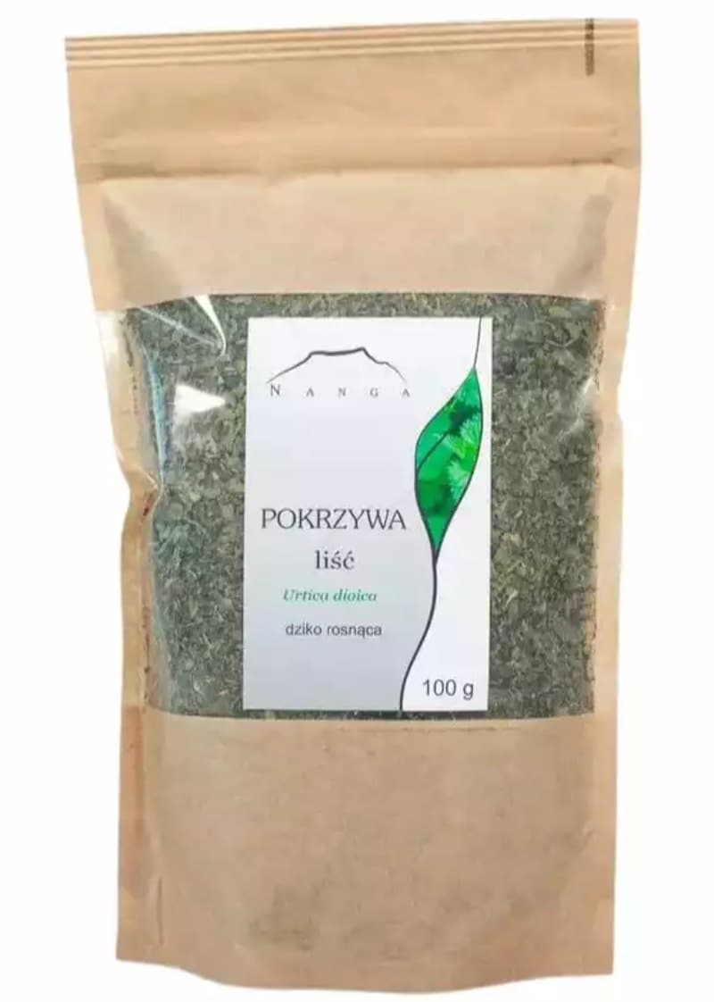 NANGA - Nettle Leaf - 100 g – NANGA förpackning