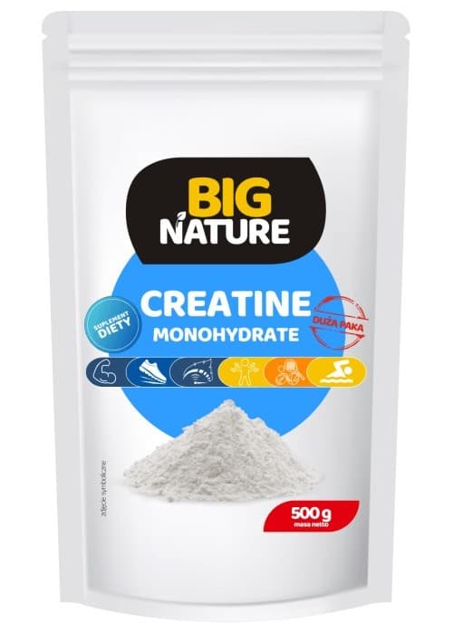 Big Nature - Creatine Monohydrate - 500g – Big Nature förpackning