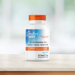 Doctor's Best - Benfotiamine 150 + Alpha-Lipoic Acid 300 - 60 Vcaps