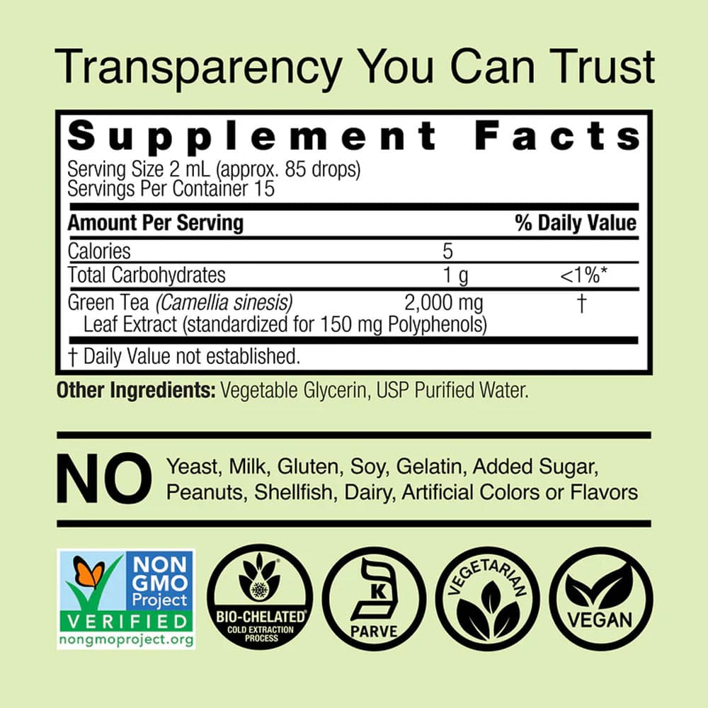 Nature's Answer - Green Tea Extract - 30ml