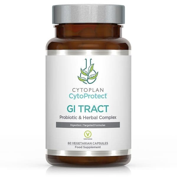 Cytoplan - Cytoprotect Gi Tract - 60 Vegetarian Capsules – Cytoplan förpackning