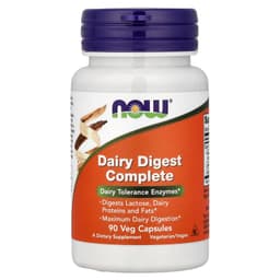 NOW Foods - Dairy Digest Complete - 90 Vcaps