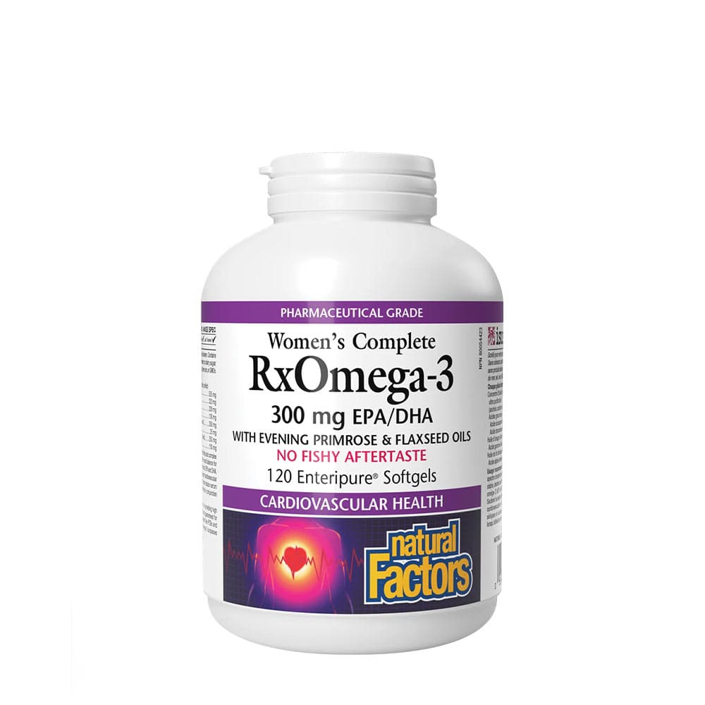 Natural Factors - Women's Complete RxOmega-3 – Natural Factors förpackning