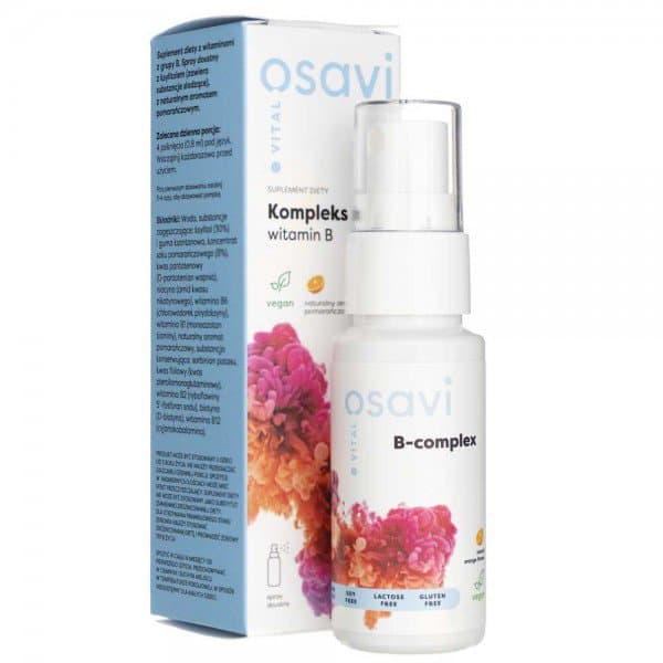 Osavi - B-Complex Vitamin B - 25ml – Osavi förpackning