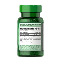 Puritan's Pride - Zinc 25mg - 100 Tabs