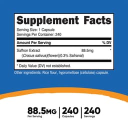 Nutricost - Saffron - 240 Caps
