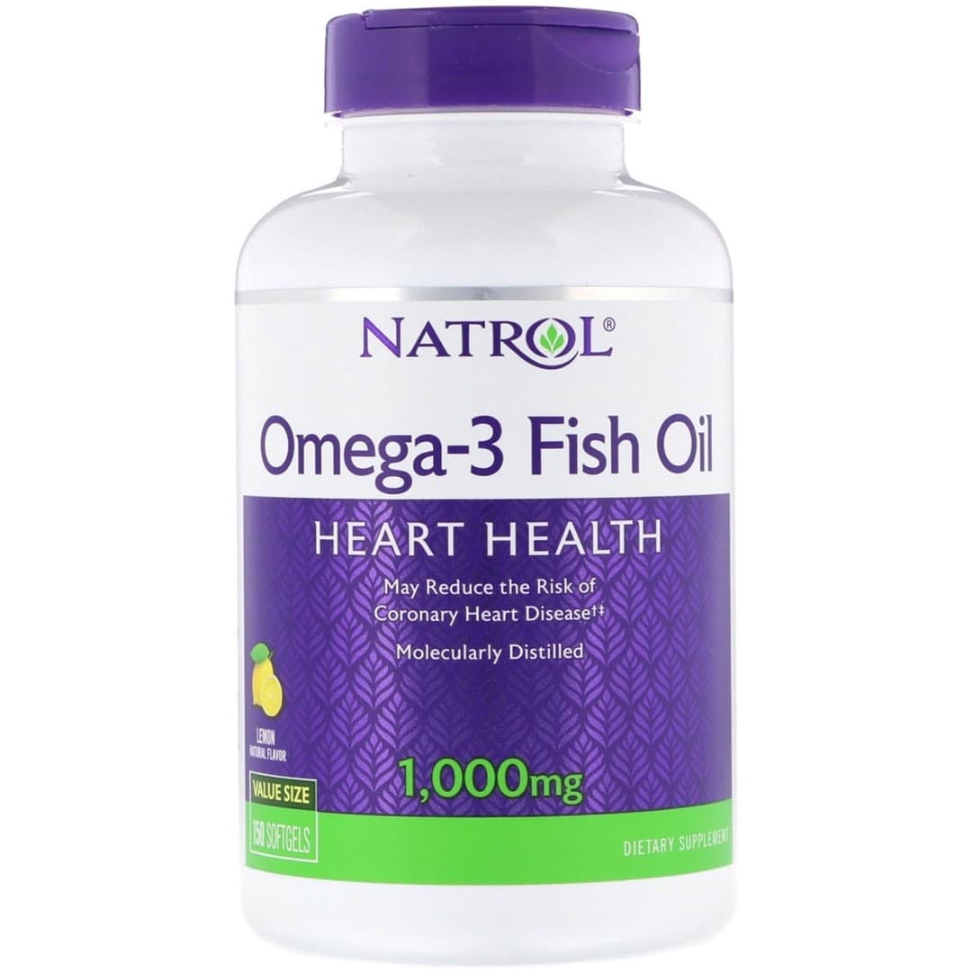 Natrol - Omega-3 Fish Oil - 150 Softgels – Natrol förpackning