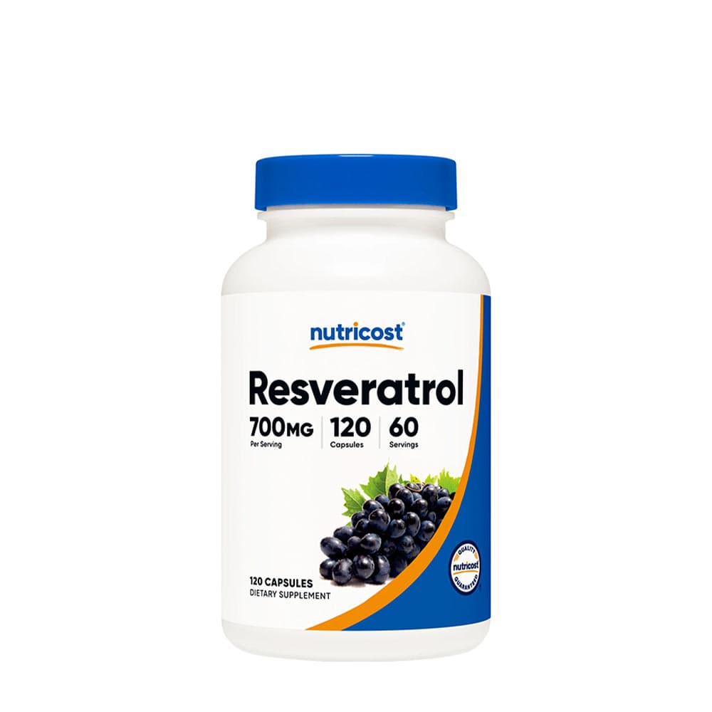 Nutricost - Resveratrol - 120 Caps – Nutricost förpackning