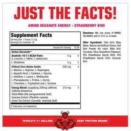 MuscleMeds - Amino Decanate Energy, Mansikka-Kiivi - 360g