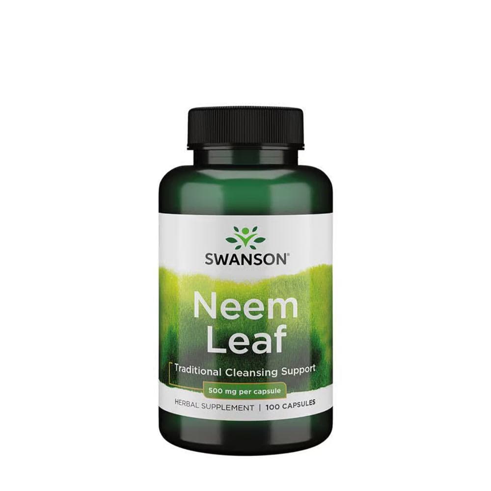 Swanson - Neem Leaf - 100 Caps – Swanson förpackning