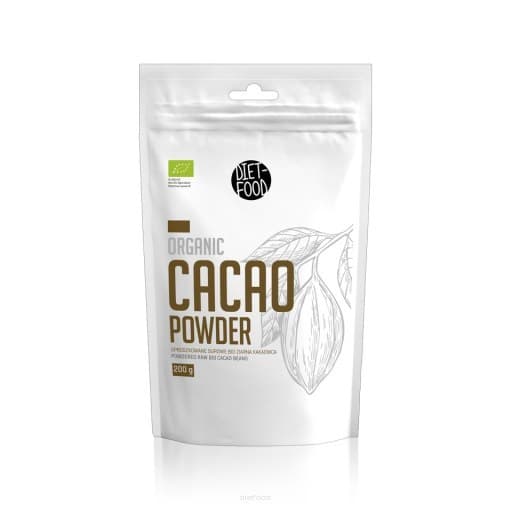Diet-food - Organic Cacao Powder - 200g – Diet-Food förpackning